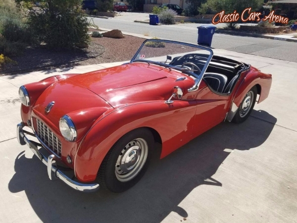 1956 Triumph TR3 for sale in Mundelein, Illinois (ID-30598)