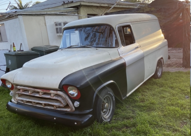 1957 Chevrolet Panel Truck for sale in Torrance, California (ID-116645) 1957 Chevrolet Panel Truck for sale in Torrance, California (ID-116645)