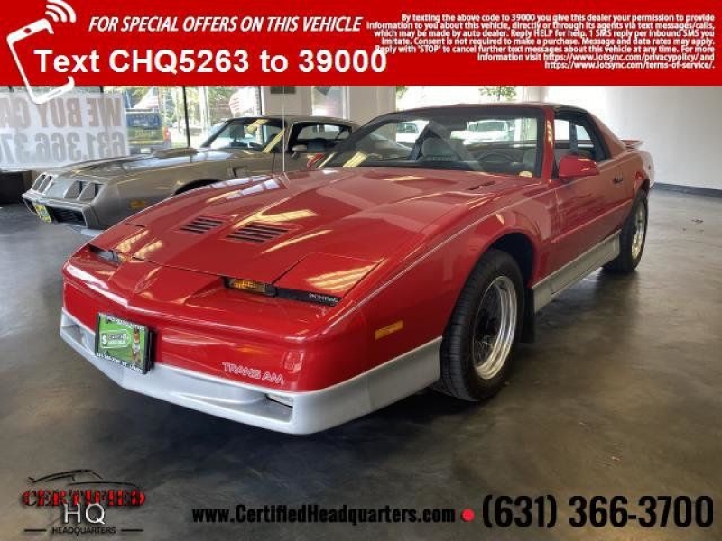 1987 Pontiac Trans Am for sale in Riverhead, New York (ID-83032) 1987 Pontiac Trans Am for sale in Riverhead, New York (ID-83032)