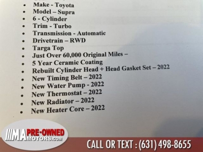 1990 Toyota Supra for sale