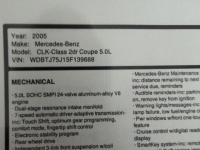 2005 Mercedes-Benz CLK500 for sale (ID-163469)