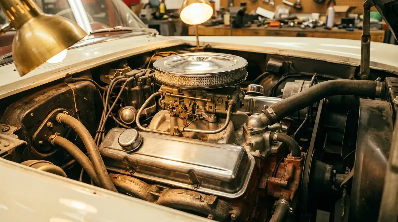 How the V8 saved the 1955 Corvette