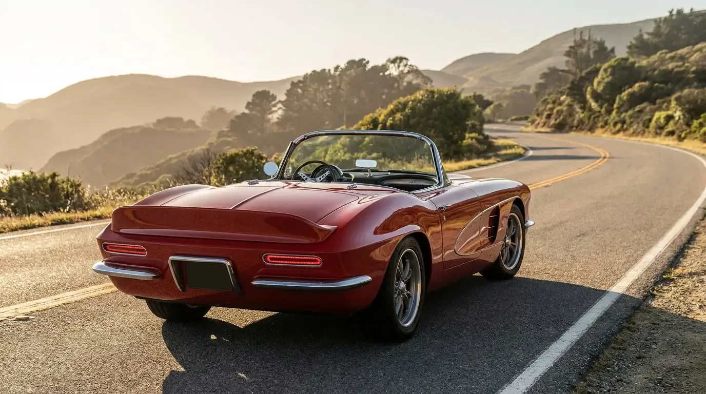 1962 Corvette duck tail restyle: the last C1 refinement