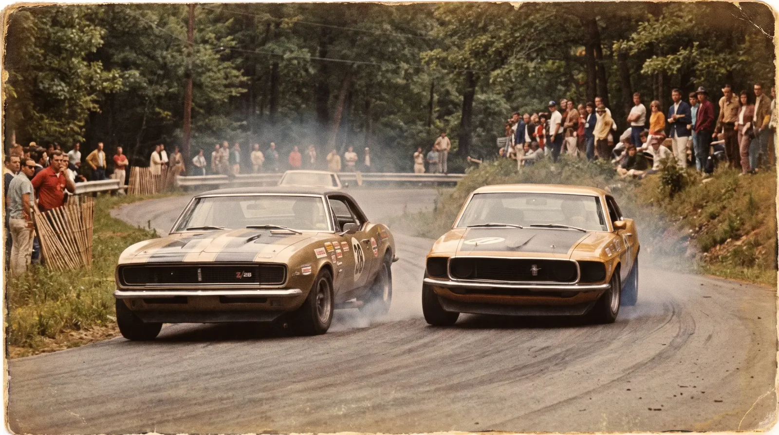 Camaro vs Mustang on the SCCA Track