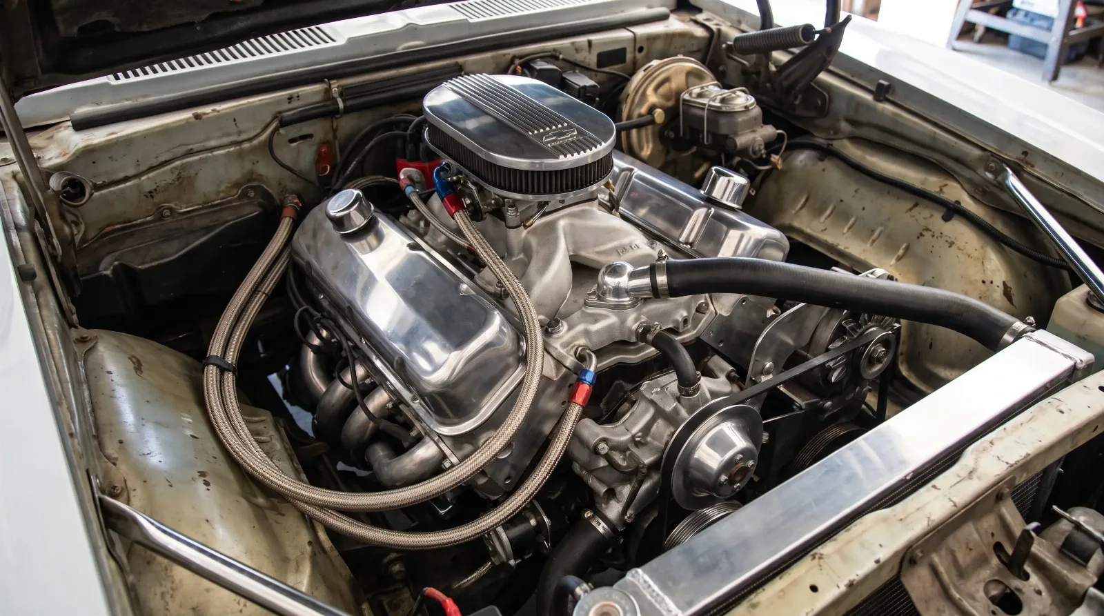 All-aluminum 427 ZL1 engine