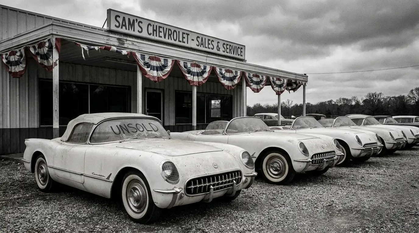 The year the Corvette almost didn't survive