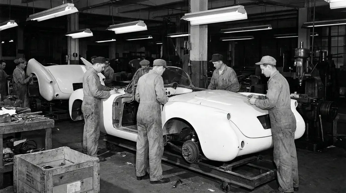 First Corvette fiberglass body: why Chevrolet chose the material that defined a legend