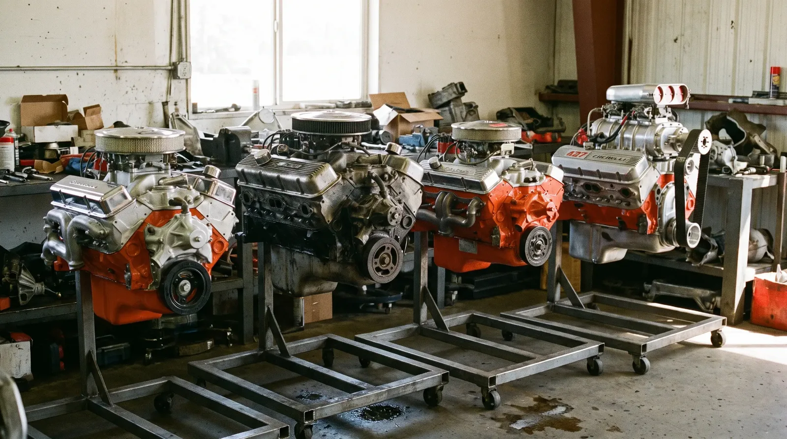 Classic Chevrolet V8 engines