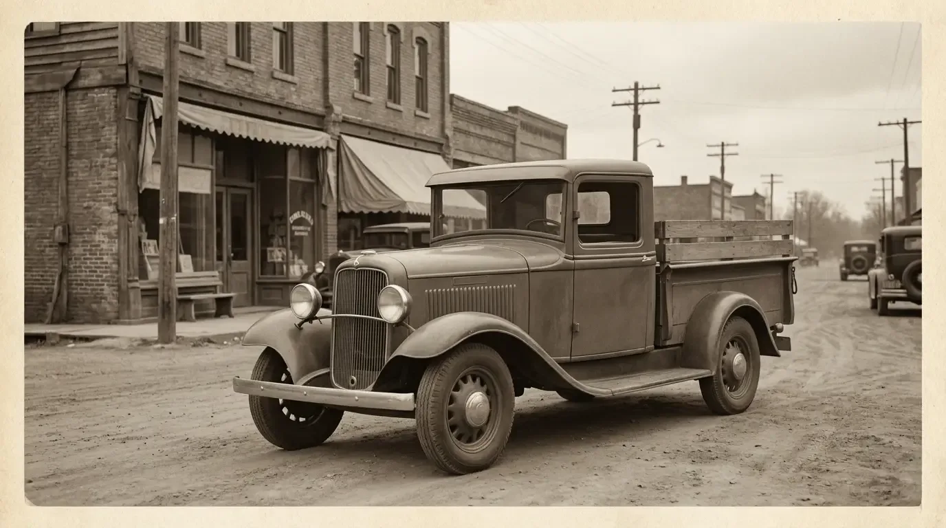 Who Built the First V8 Pickup?