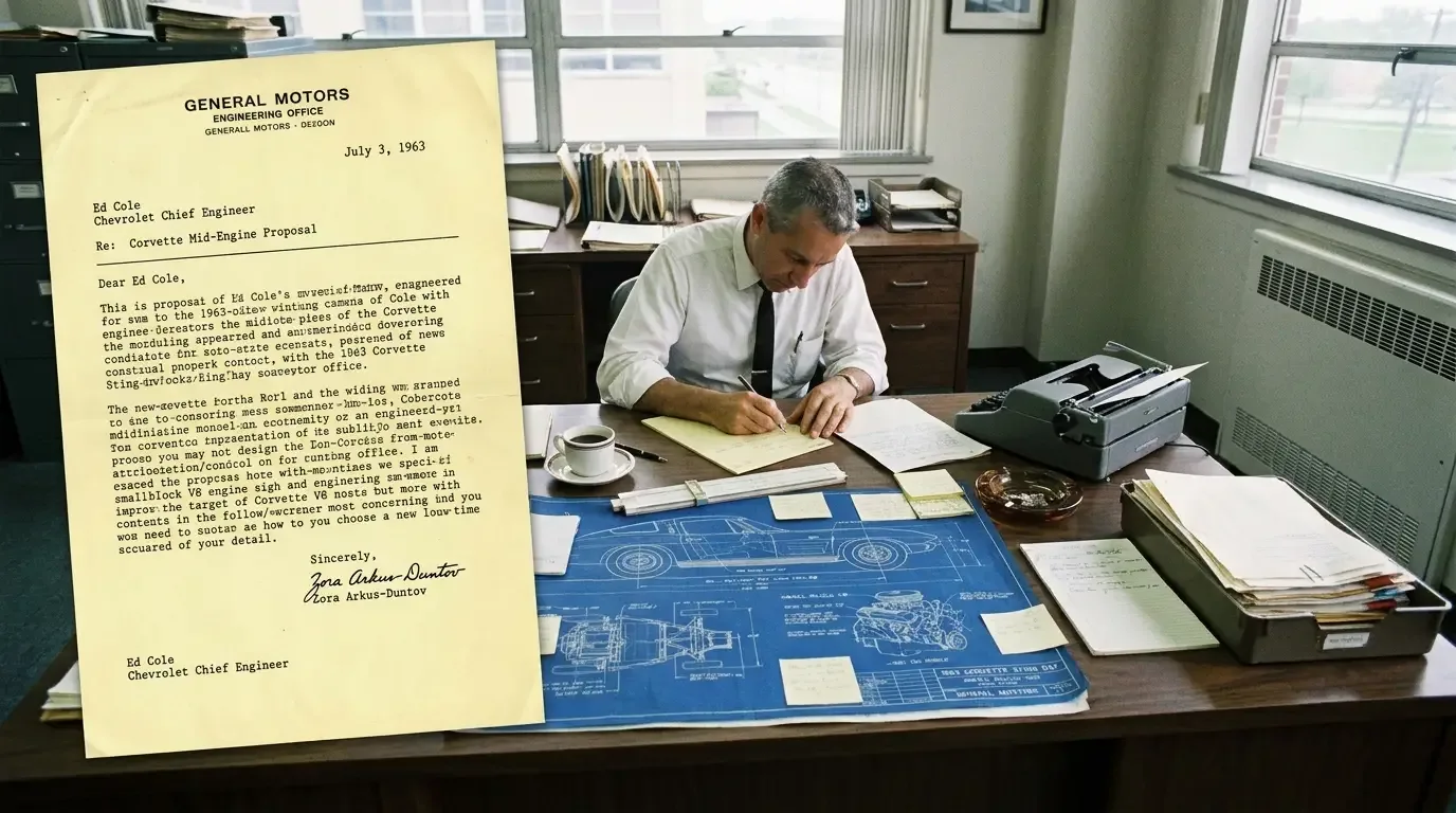 The letter that hired Zora Duntov: how one memo changed the Corvette