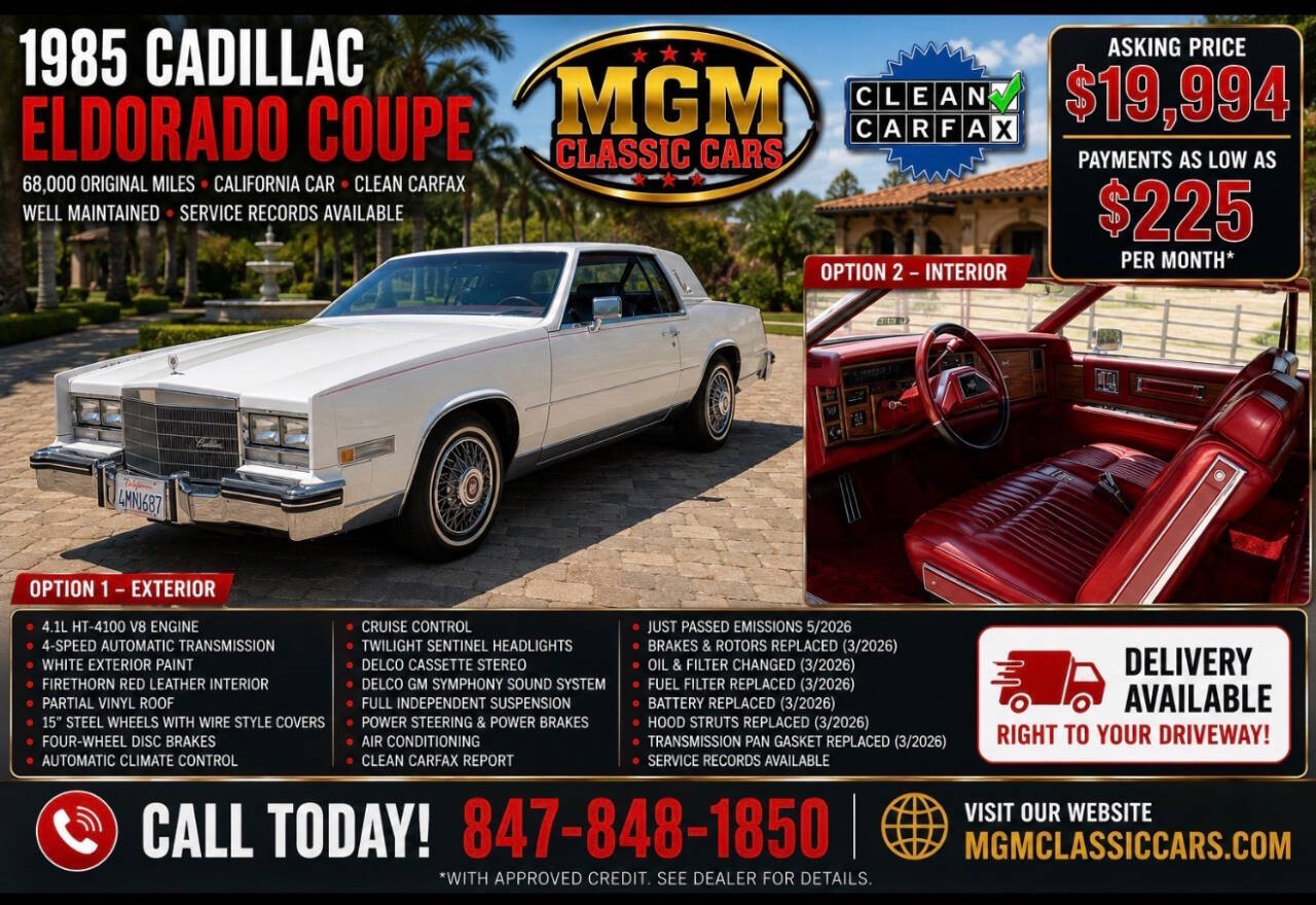 1985 Cadillac Eldorado